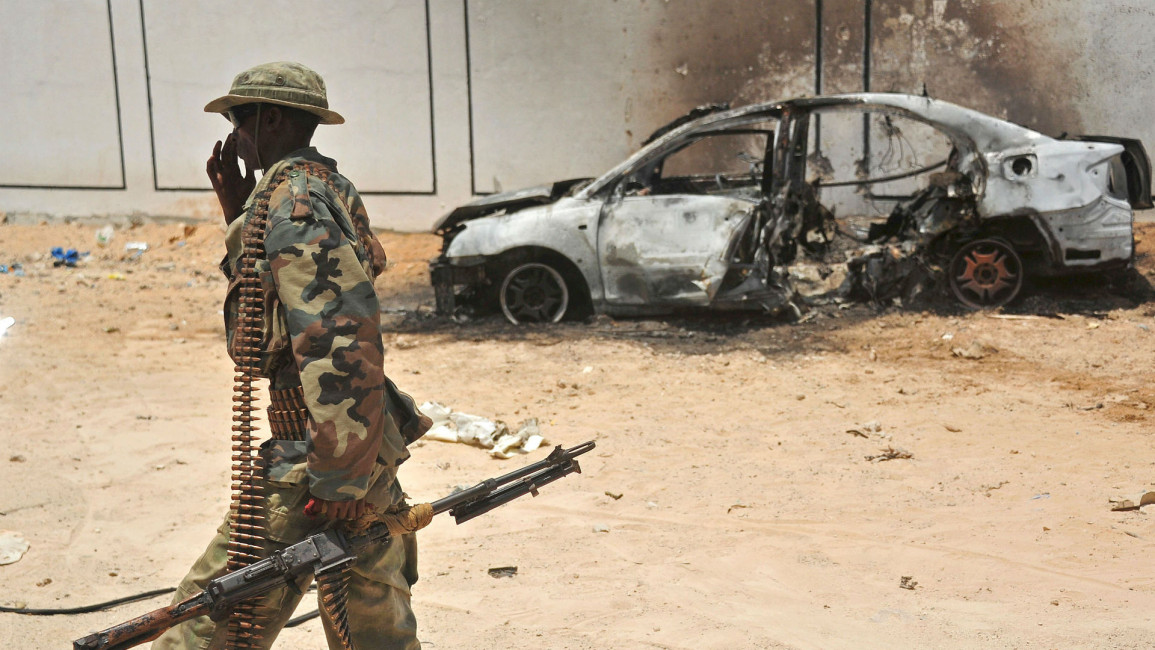 Al Shabab attack -- AFP