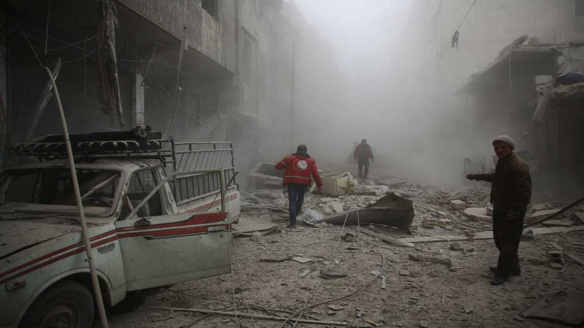  AFP Damascus airstrikes 