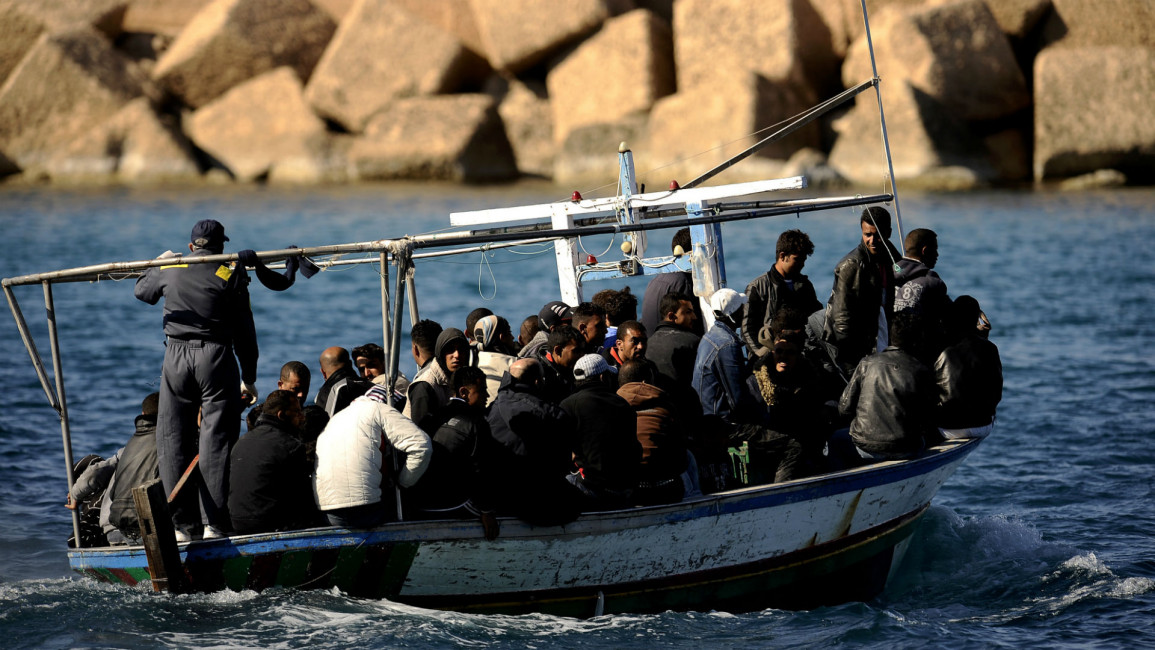 Refugees Boat