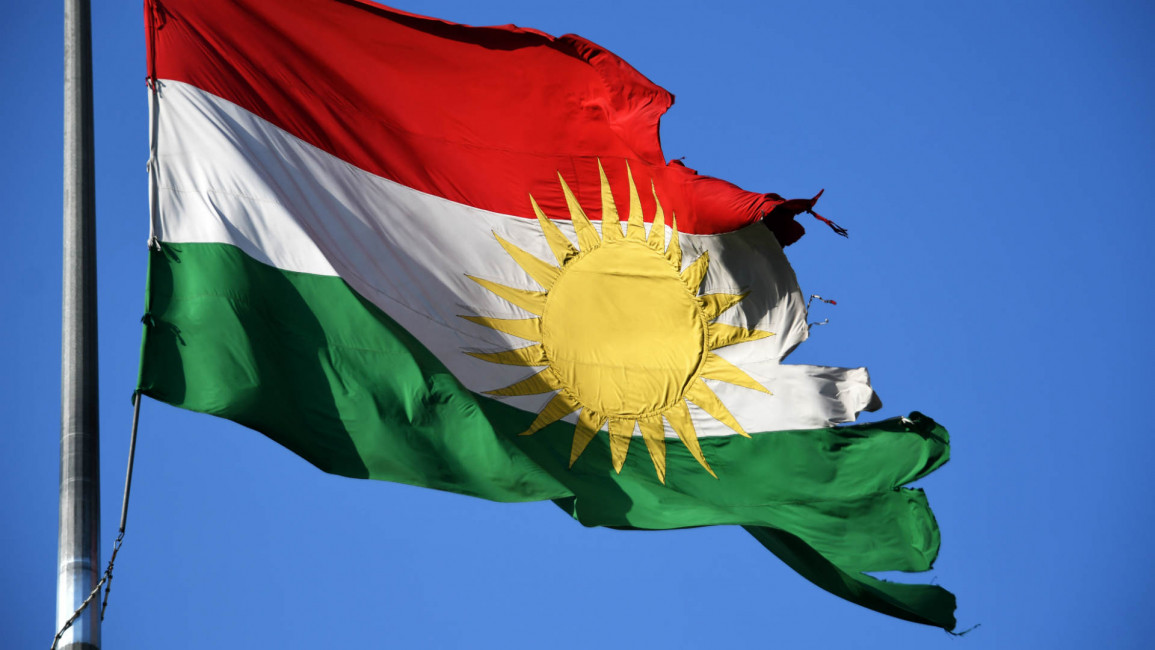 kurdistan krg flag