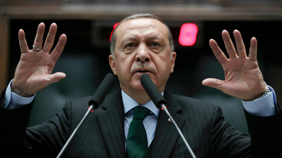 Turkish president Erdogan