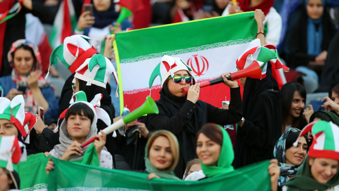 Iran women football match - Getty