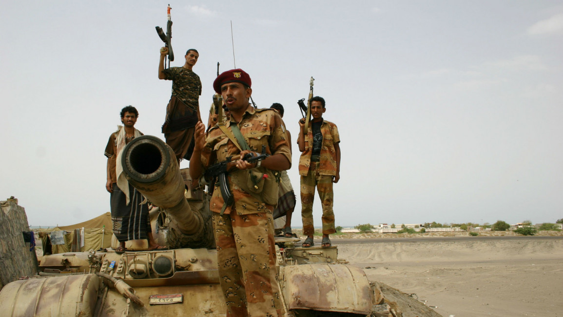 Yemeni army Zinjibar [Getty/AFP]