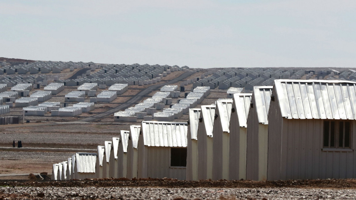 Jordan Azraq refugee camp