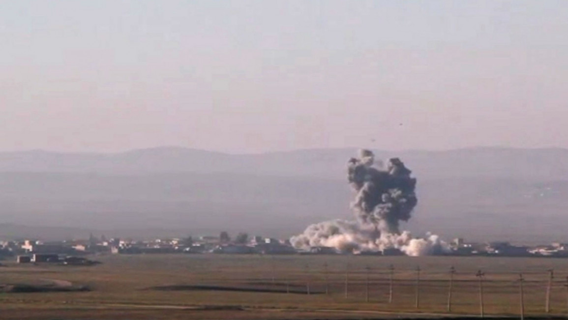 international coalition air strike Mosul Getty