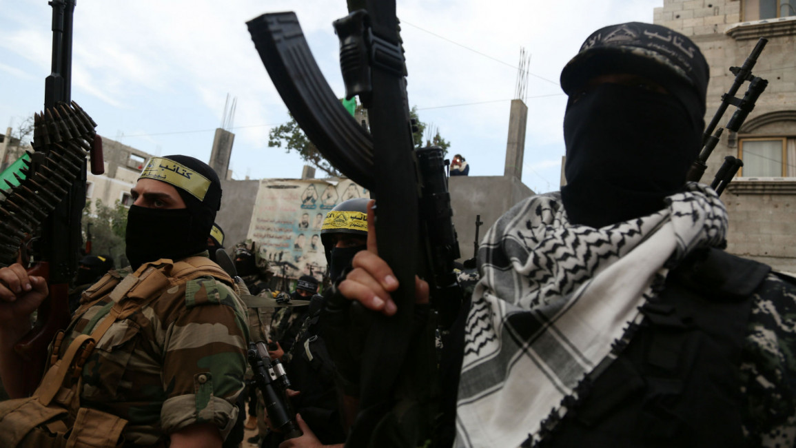 Hamas fighters Gaza - Getty