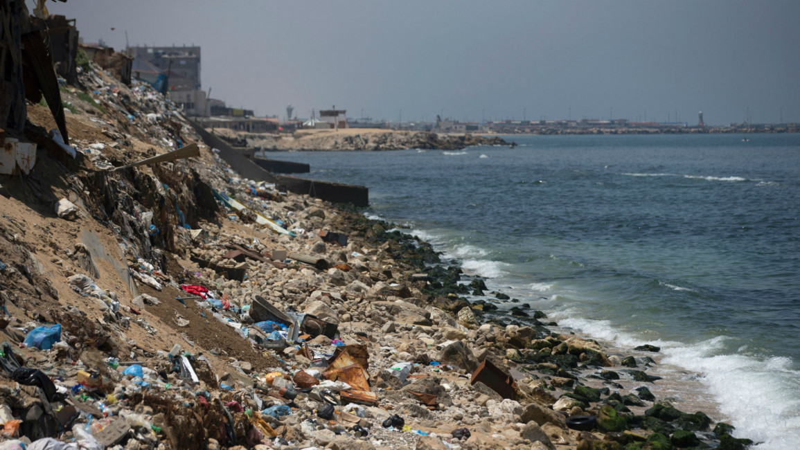 Gaza sea pollution