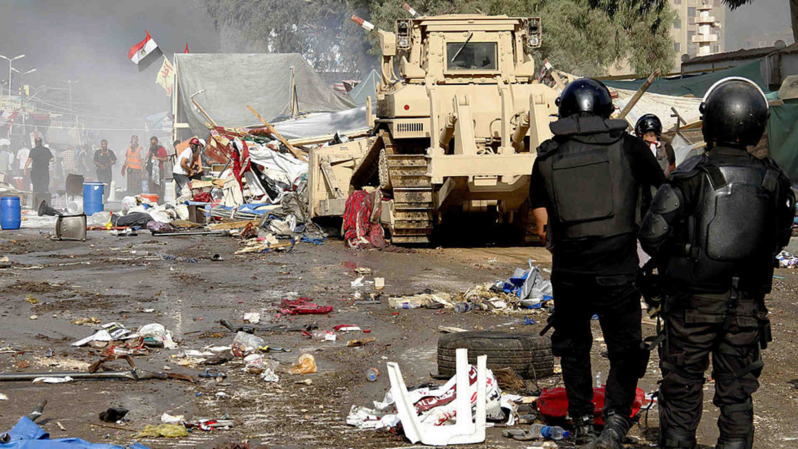 Rabaa  security - AFP