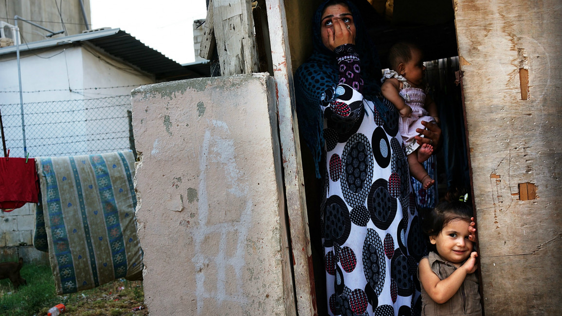 Syrian refugees lebanon -- AFP