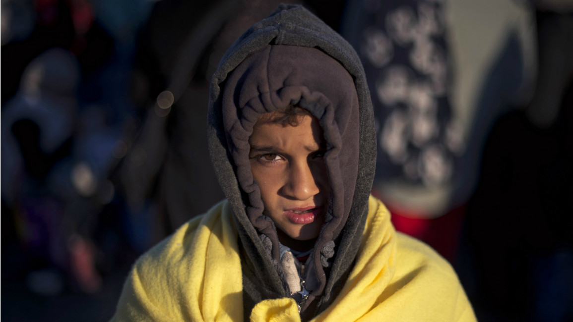 Syrian child refugee