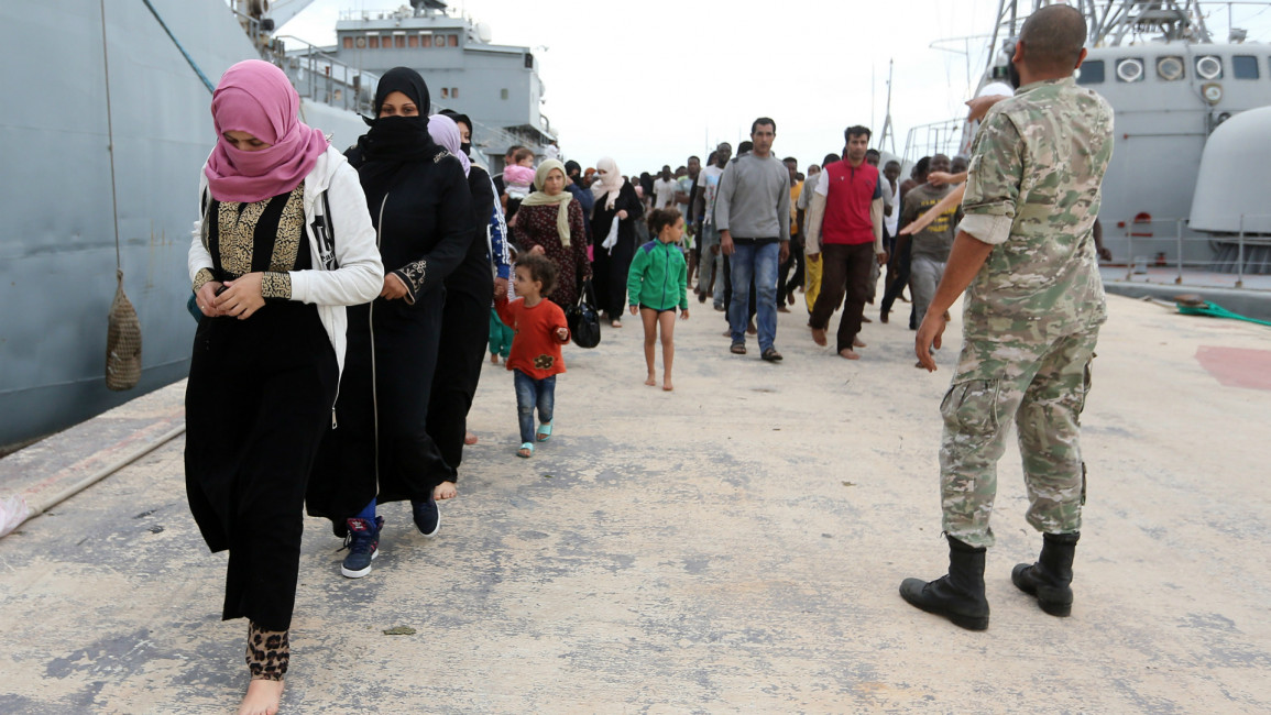 Libya migrants -- AFP