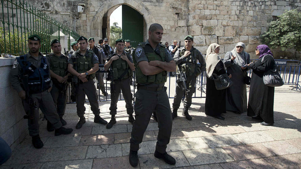 Jerusalem border guards - AFP