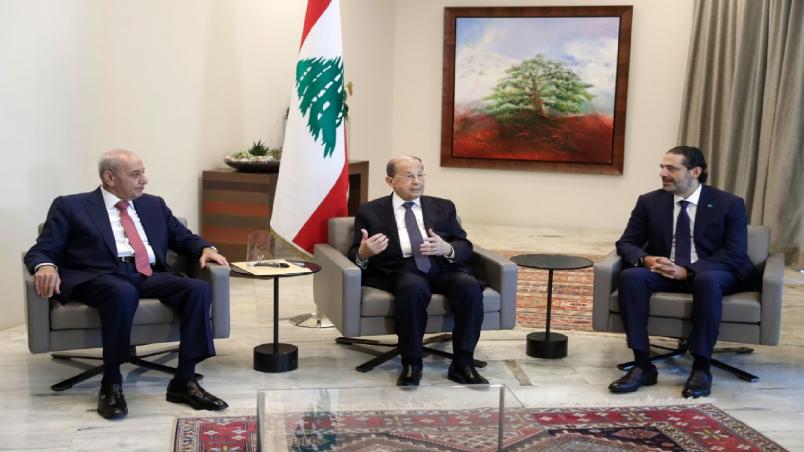 Berri, Aoun, Hariri