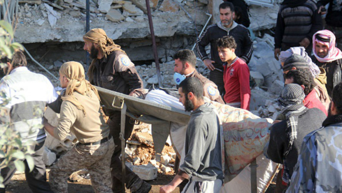 MSF hospital destroyed in Syria [AFP]