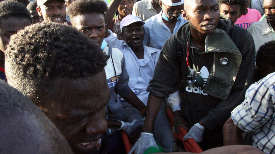 sudan protester injured getty