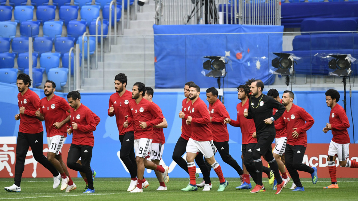 Egypt team training in Russia World Cup (Getty)