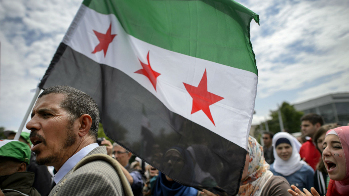 Syria activists [Getty]