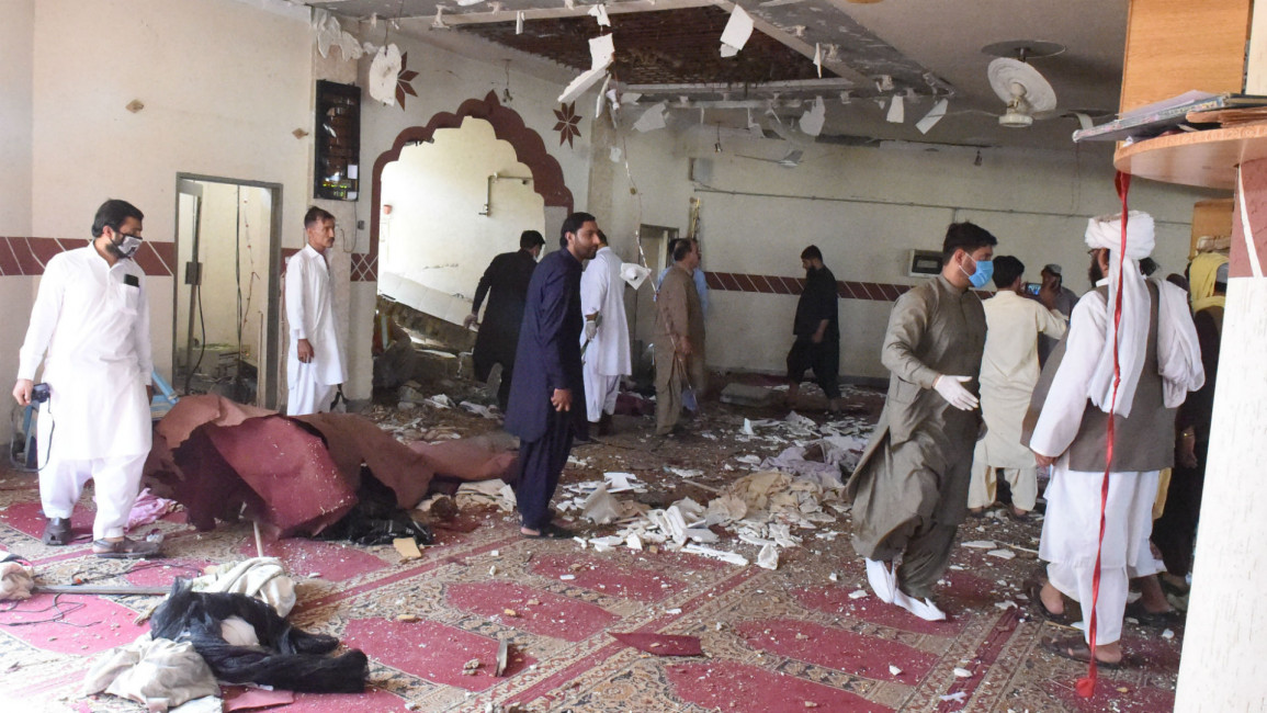 Pakistan Balochistan mosque blast - Getty