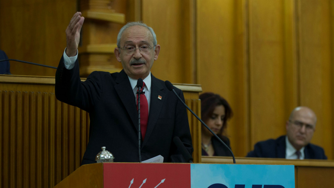 Republican People's Party (CHP) chief Kemal Kilicdaroglu
