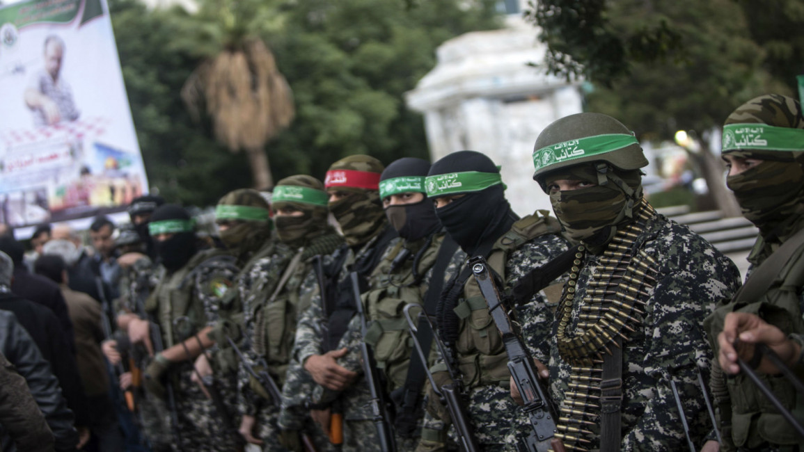 Qassam fighters AFP