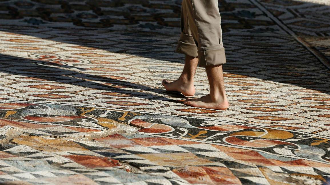 Palestine mosaic Getty