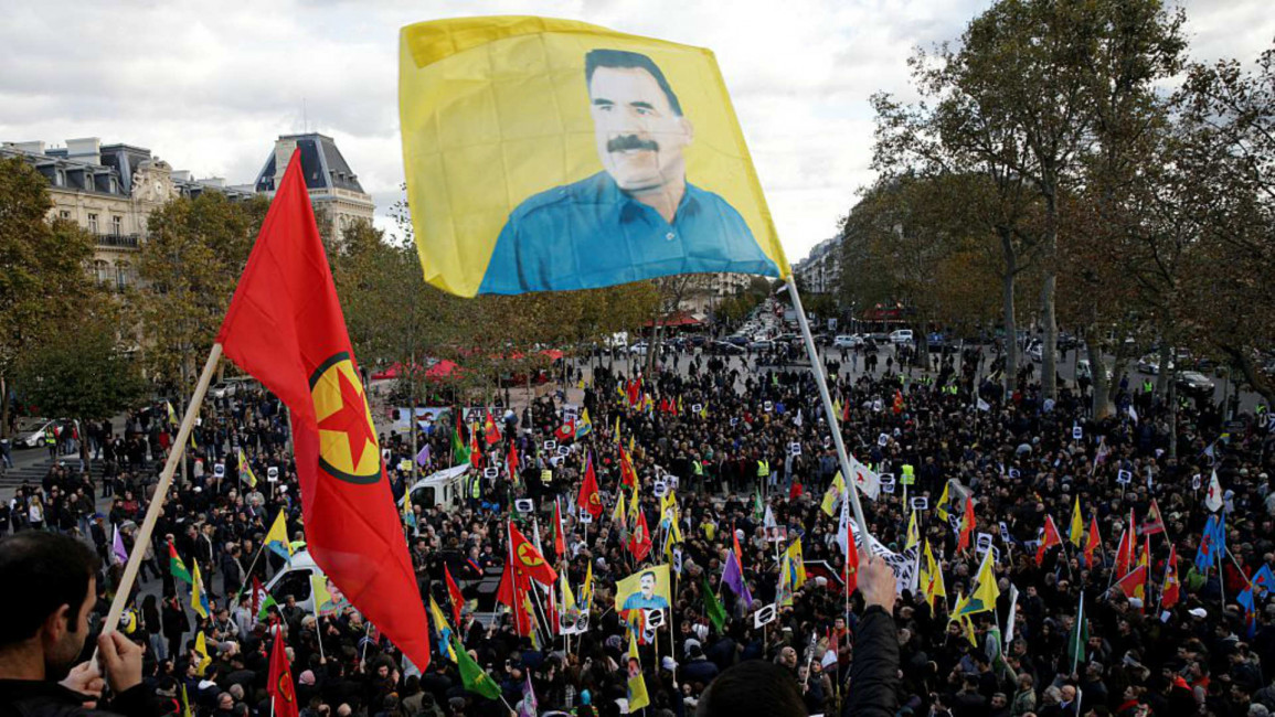 PKK protest Paris - AFP 