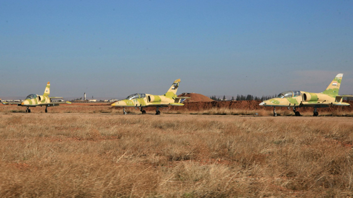 syrian air base [getty]