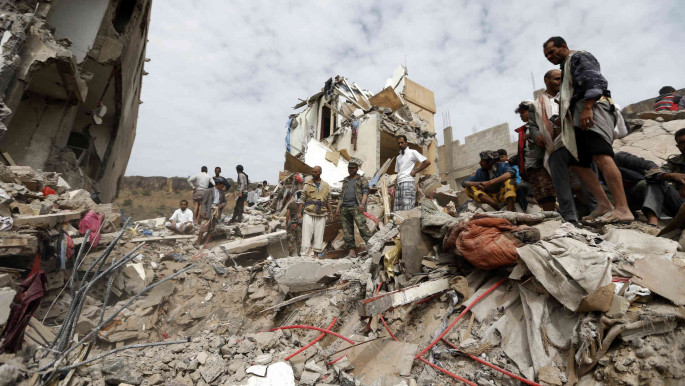 Destroyed house Yemen (AFP)